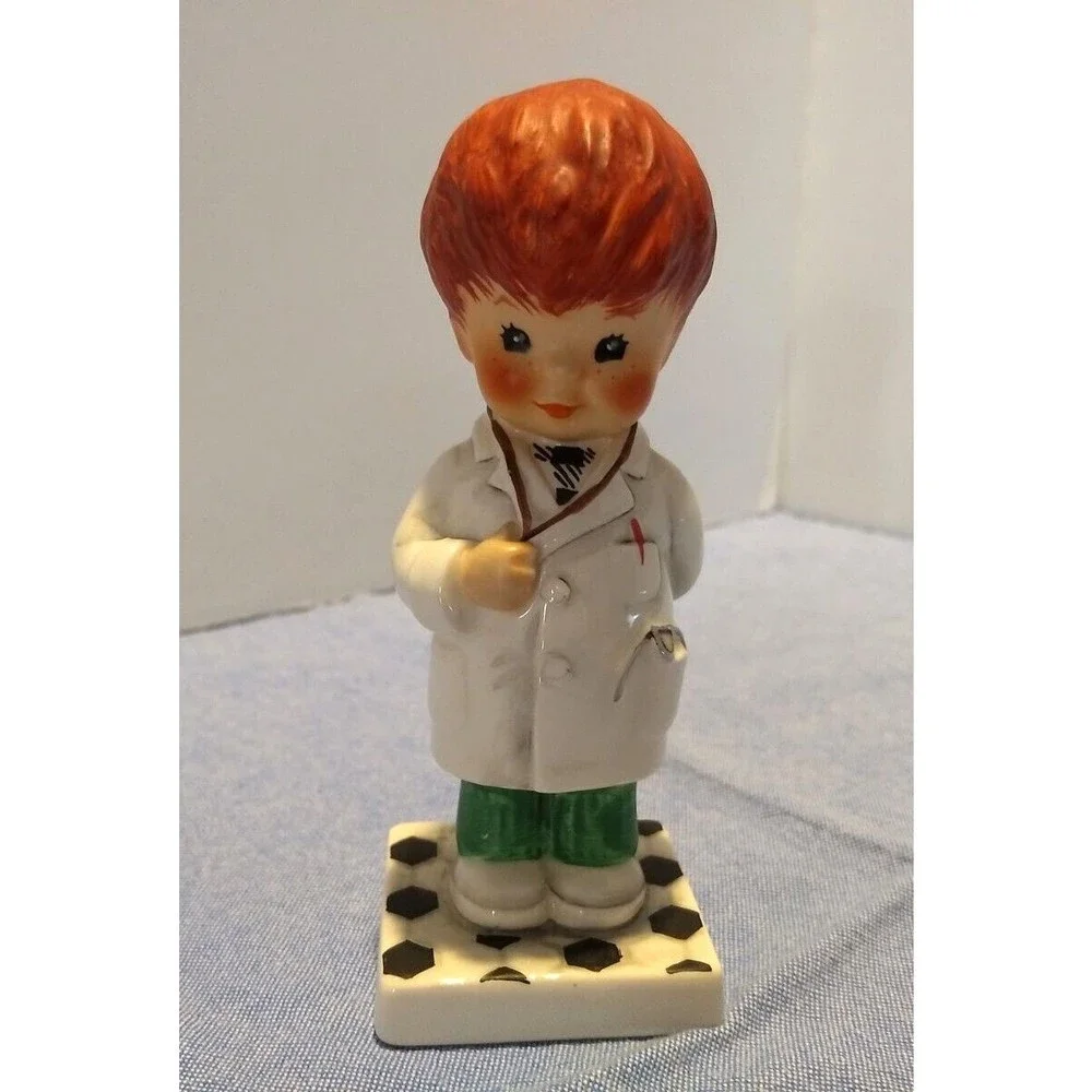 Goebel Charlot Byj REDHEAD‎ Doctor TROUBLE SHOOTER Figurine #67 TMK4 Germany VTG
